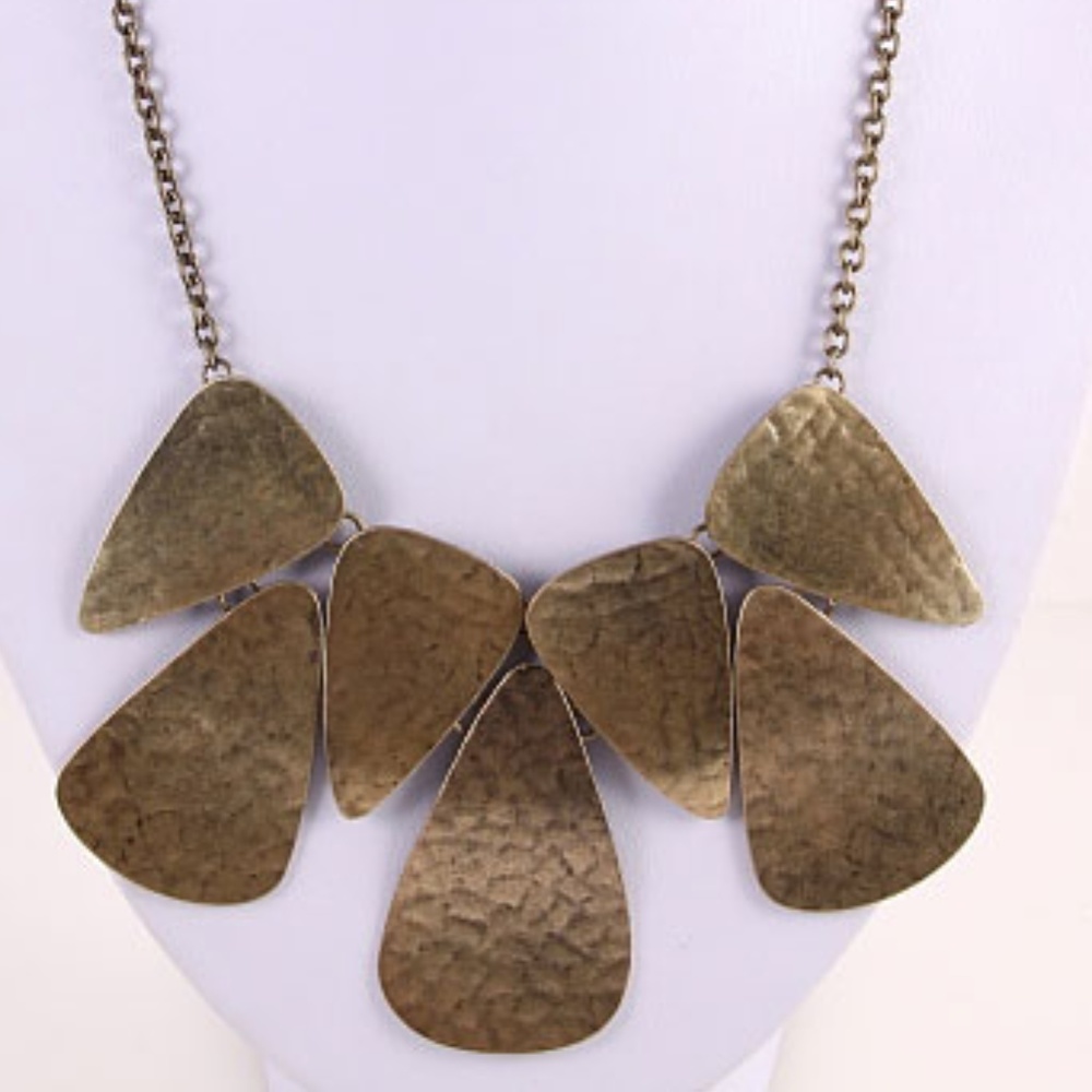 Hammered Tribal Necklace Set